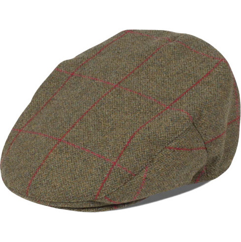 Alan Paine Mens Combrook Tweed Flat Cap COMGCAP - Sage